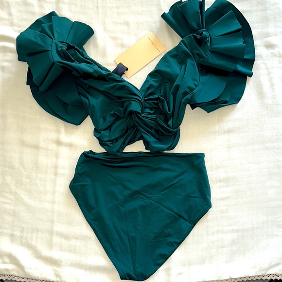 MAYGEL CORONEL Kai Two-Piece Flutter-Sleeve Bikini Set - Picture 7 of 8